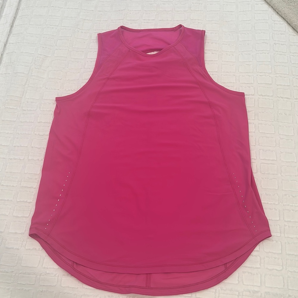 lululemon athletica sculpt Pink Tank Top